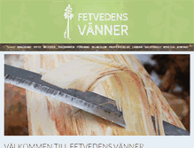 Tablet Screenshot of fetvedensvanner.com